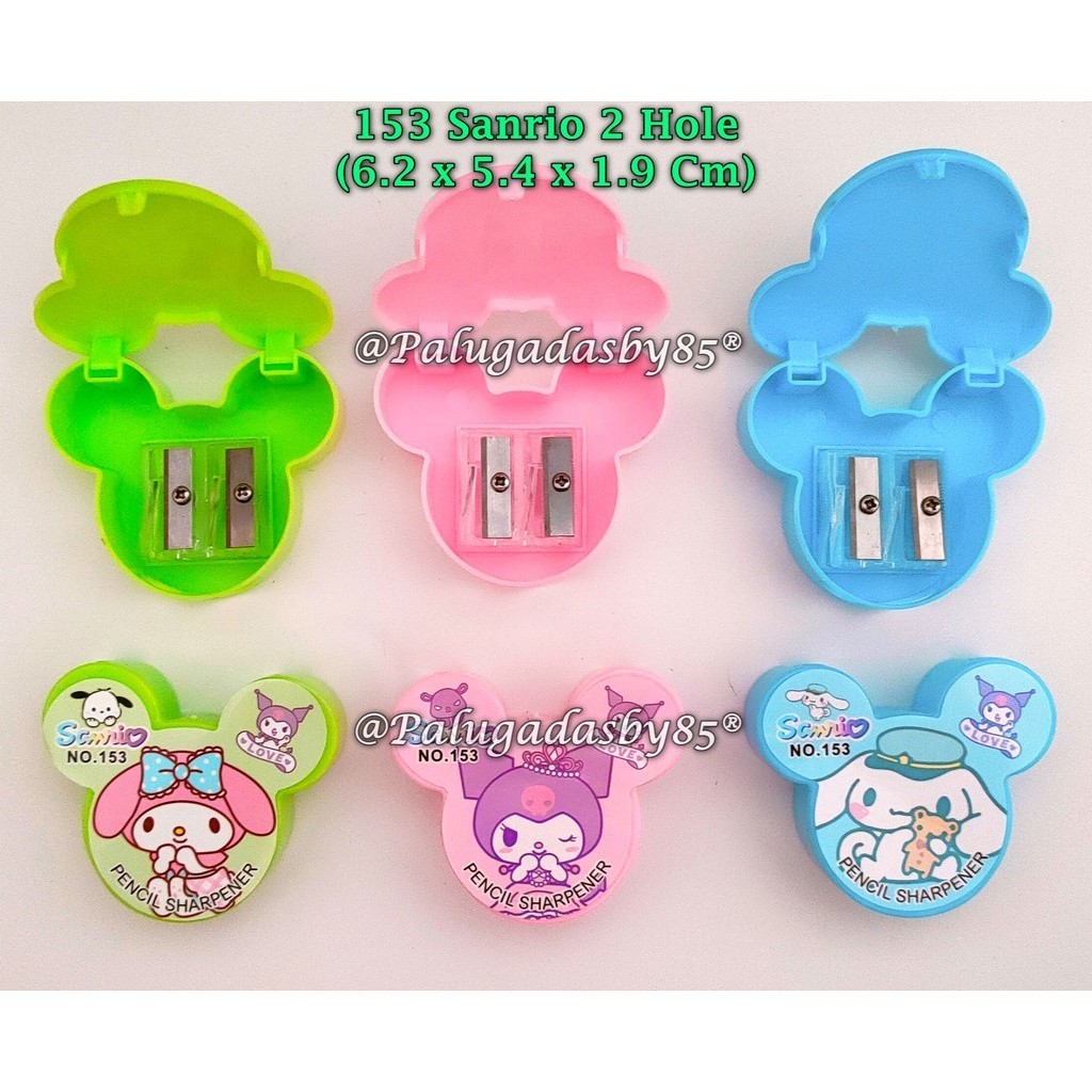 

(1 Biji) Rautan Sanrio 153 2 Lubang 6.2 x 5.4 x 1.9 Cm / Rautan NO.153 Sanrio / Rautan GXIMP 153