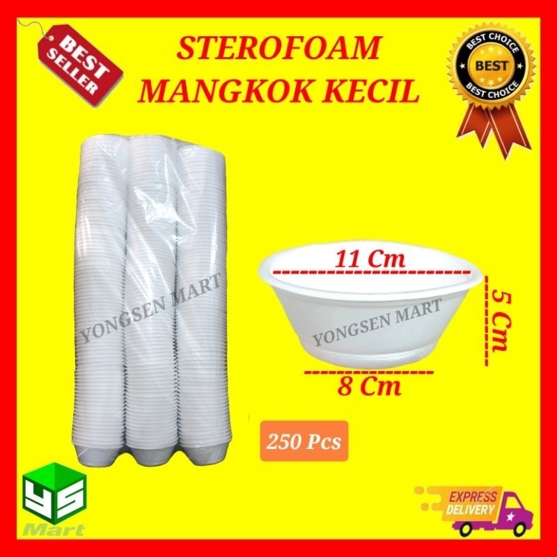Sterofoam makanan / foam mangkok kecil soto bakso foodgrade murah