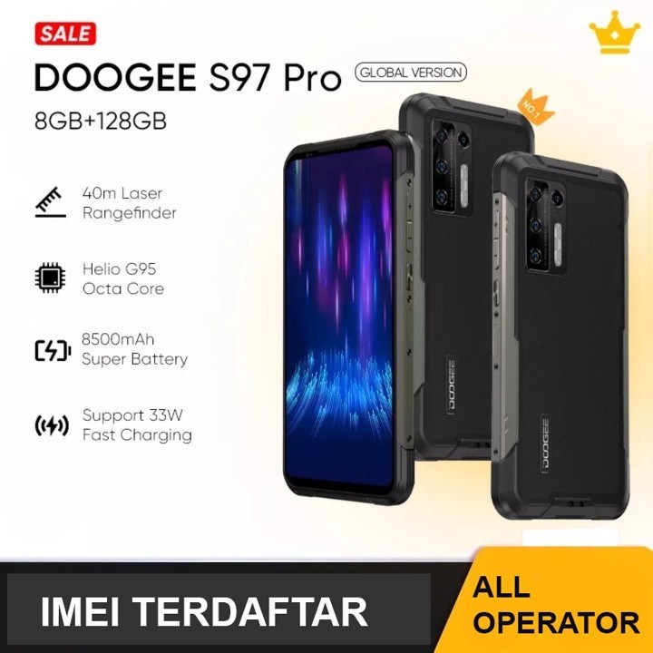 DOOGEE S97 Pro VERSI GLOBAL 8GB 128GB