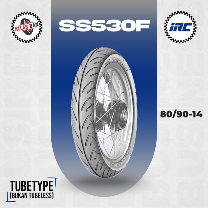 Ban Motor Matic IRC GS45 SS-530F 80/90 Ring 14 Non Tubeless