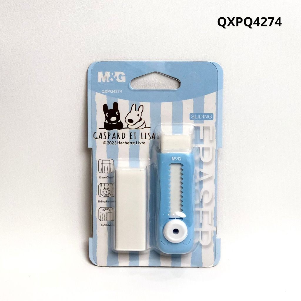 

Push Eraser + Refil M&G Gaspard Et Lisa Penghapus + Refil Penghapus Besar Putih #QXPQ4274 - Satuan - SHABQ