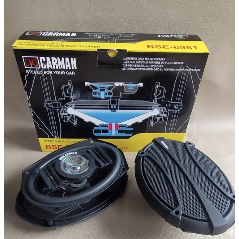 Speker Oval Carman BSE - 6981 Pintu mobil 4 Way