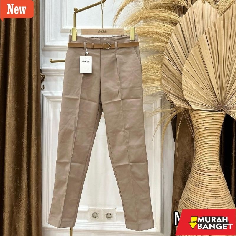Celana kerja wanita kekinian yg lagi viral- UPGRADE PREMIUM 003 - CELANA UPGRADE KANTOR BAHAN PANJAN
