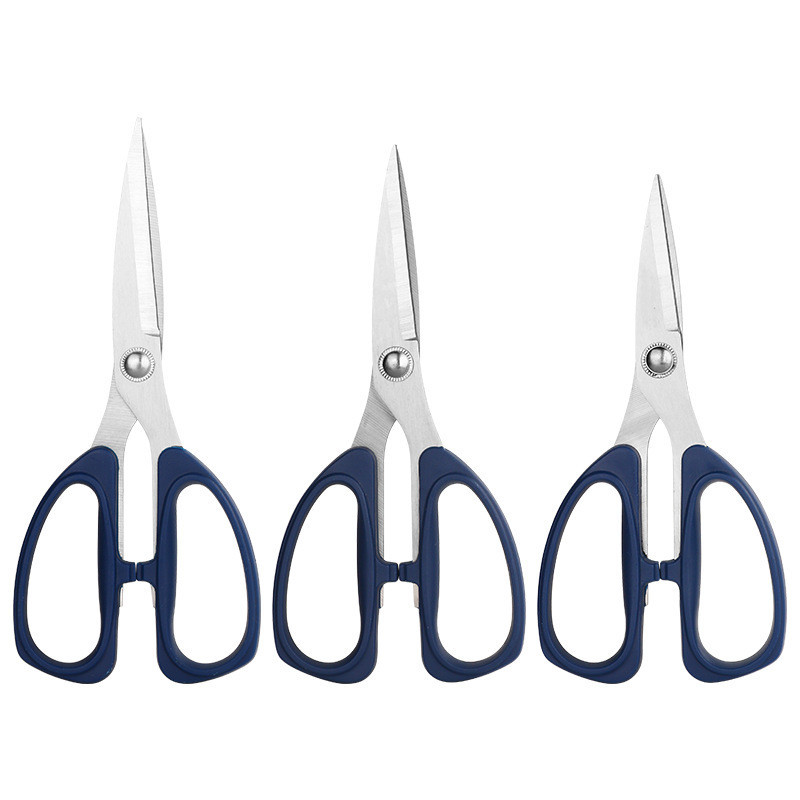 

1PC Deli Anti Stick Anti Rust Scissors Office And Home Scissors Stainless Steel Tailoring Scissors Solid And Durable Alloy