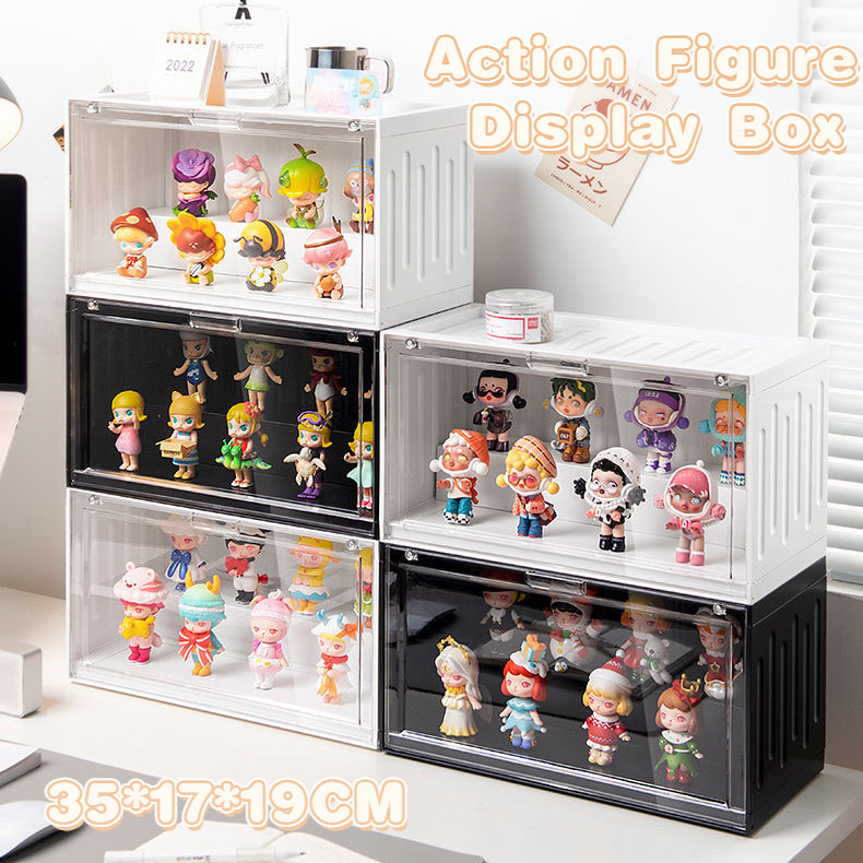 Action Figure Display Box/Box Pajangan Koleksi/Full Acrylic Blind Box Bricks/Transparent Acrylic Act