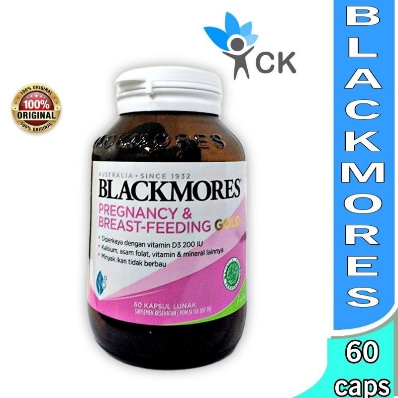 BLACKMORES - pregnancy and breastfeeding gold (60) (120) soft capsule - vitamin ibu hamil dan menyus