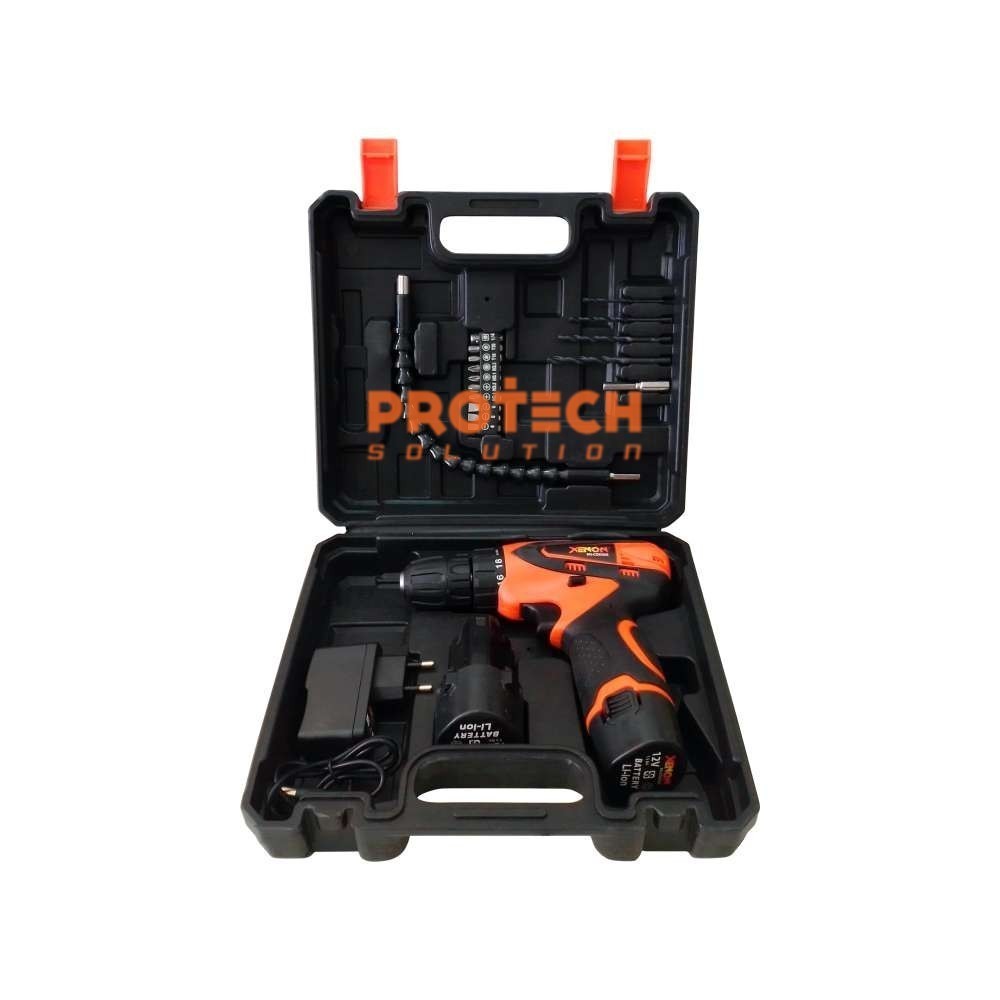 XENON CDD 505 Bor Cordless Drill 2 Baterai Xenon CDD 505 12 VOLT