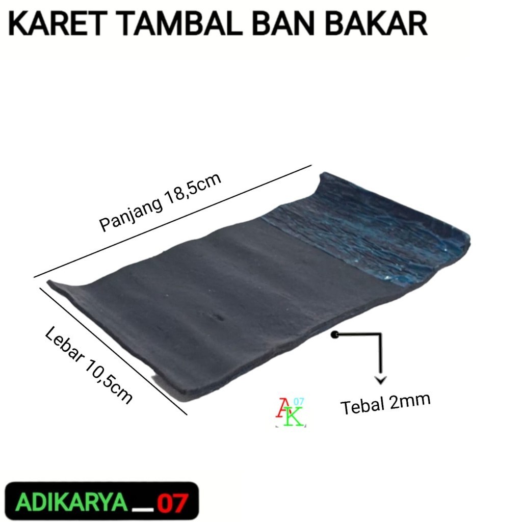 Karet Tambal Ban Bakar Tambal Ban Motor Mobil Lem Karet Tambal Ban Sendok Ban Kendaraan