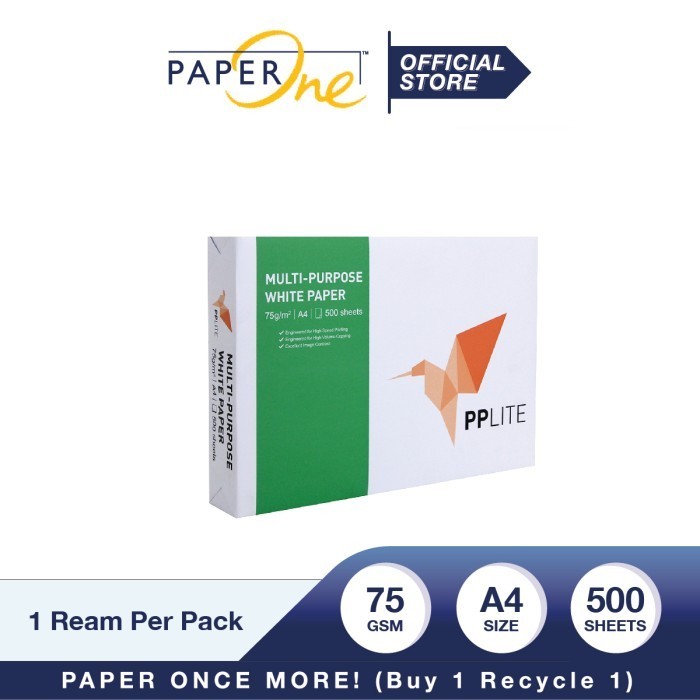 

promo ✨ -PP Lite Kertas A4 75gr Copier 1 Rim (500 lembar) Kertas HVS