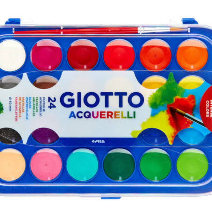 

promo ✨ -GIOTTO ACQUERELLI MINI 24 RNA TERCOLOR CAT AIR