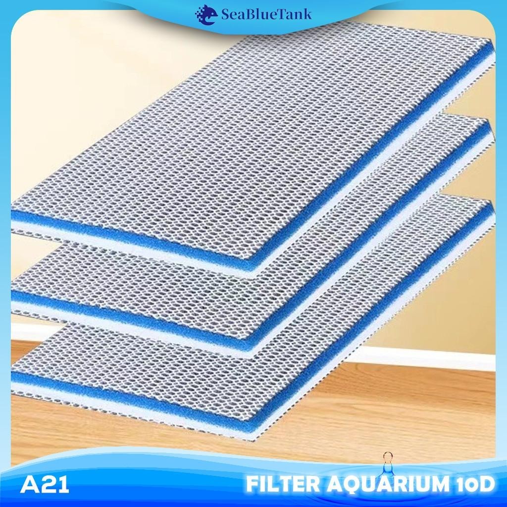 SBT Filter Aquarium 10D Spons Tangki Ikan Ada Lem Busa Biokimia