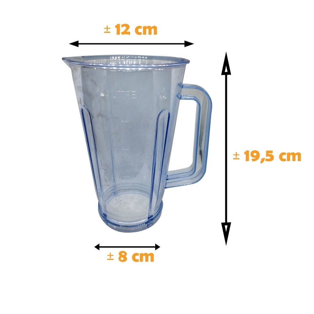 GELAS BLENDER NAT GELAS BLENDER MIYAKO PLASTIK UNIVERSAL GLASS BLENDER PLASTIK