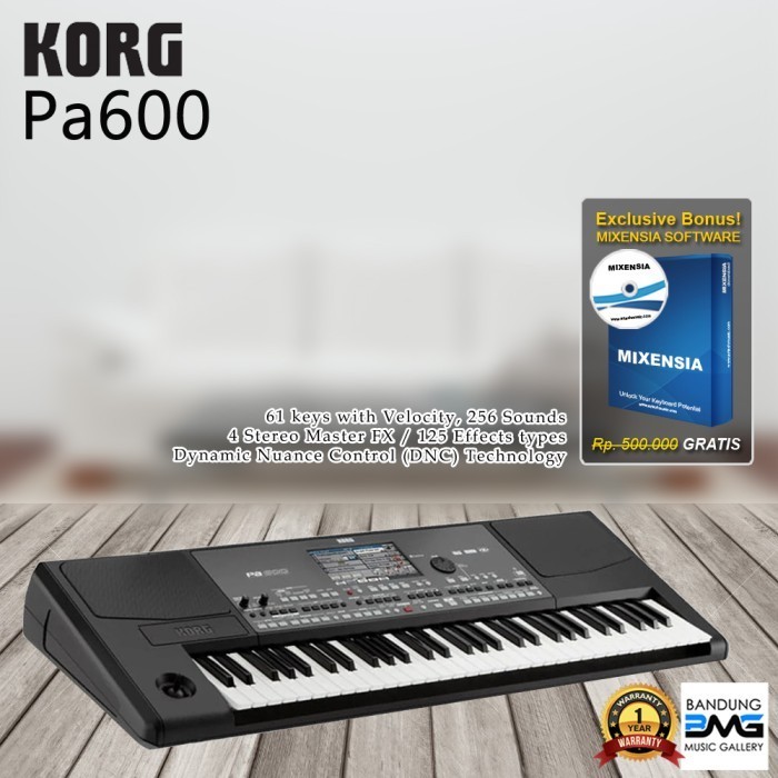 KORG Pa600 Professional Arranger / Pa 600 / Pa-600 Garansi Resmi