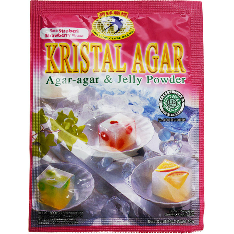 

Swallow Globe Kristal Agar Stroberi 10 g