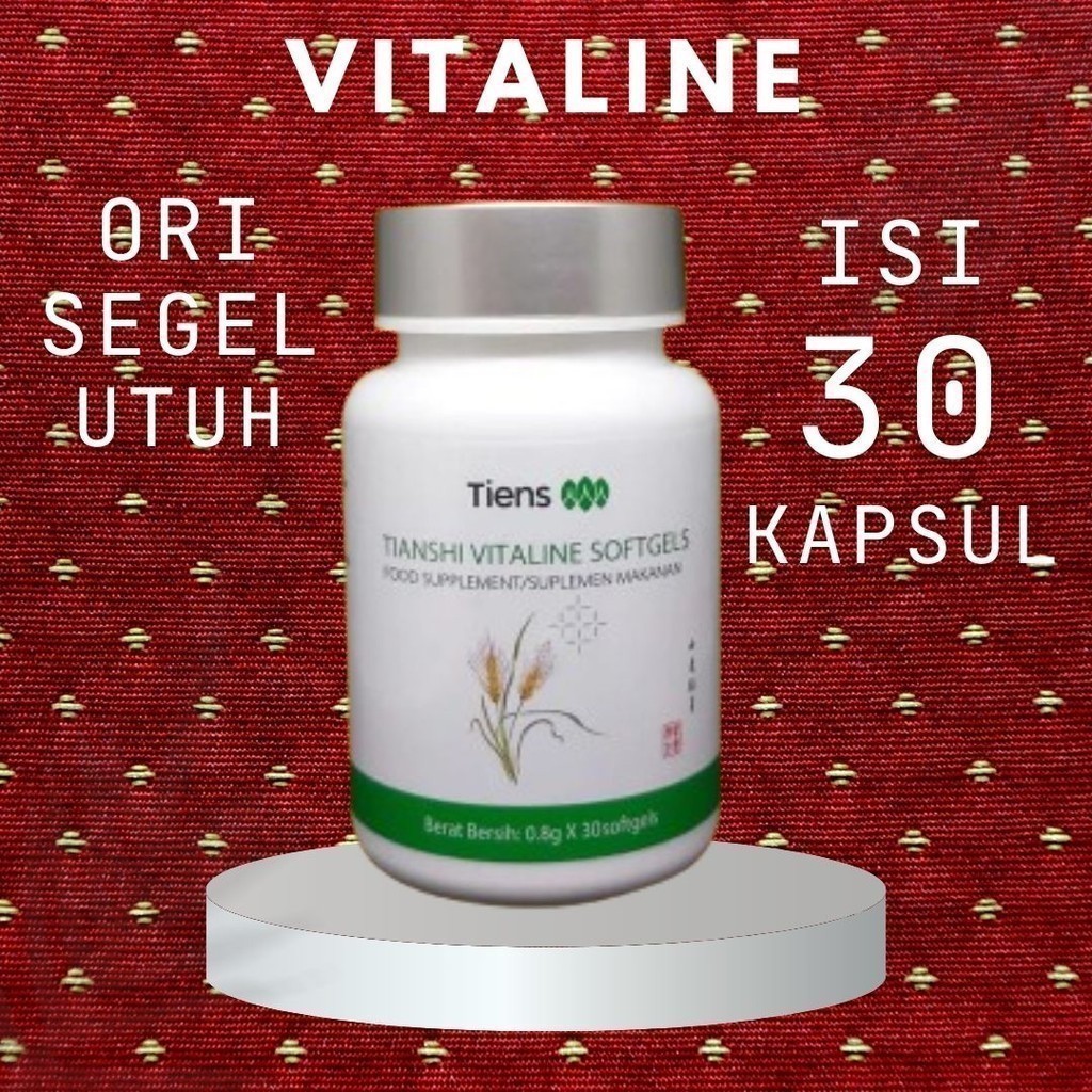 Tianshi Tiens VITALINE SOFTGEL - PEMUTIH BADAN VITALINE TIENS ORIGINAL - VITALINE INDONESIA - PERBOT