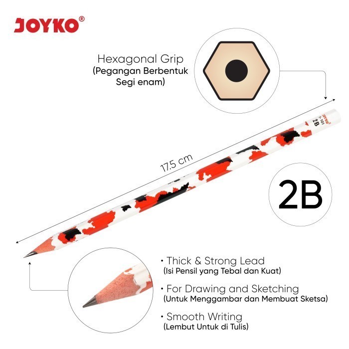 

Pencil / Pensil Joyko P-101 per pcs menggambar dan menulis murah berkualitas COD PASTI PUAS nyaman