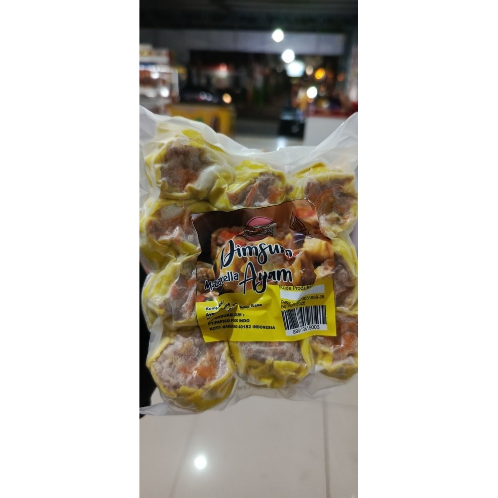 

Dimsum Ayam Mozarella Papico isi 10 Murah Dan Halal