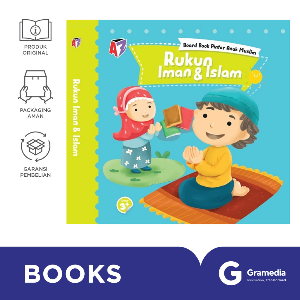 Board Book Pintar Anak Muslim Rukun Iman & Islam