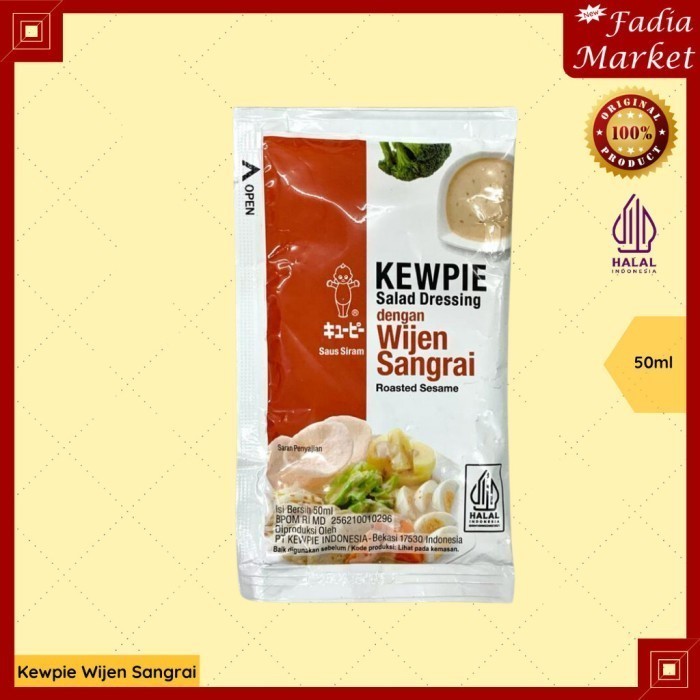 

Kewpie Salad Dressing Wijen Sangrai 50ml Sachet