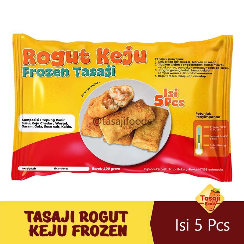 

Tasaji Rogut Keju Frozen Isi 5 Pcs