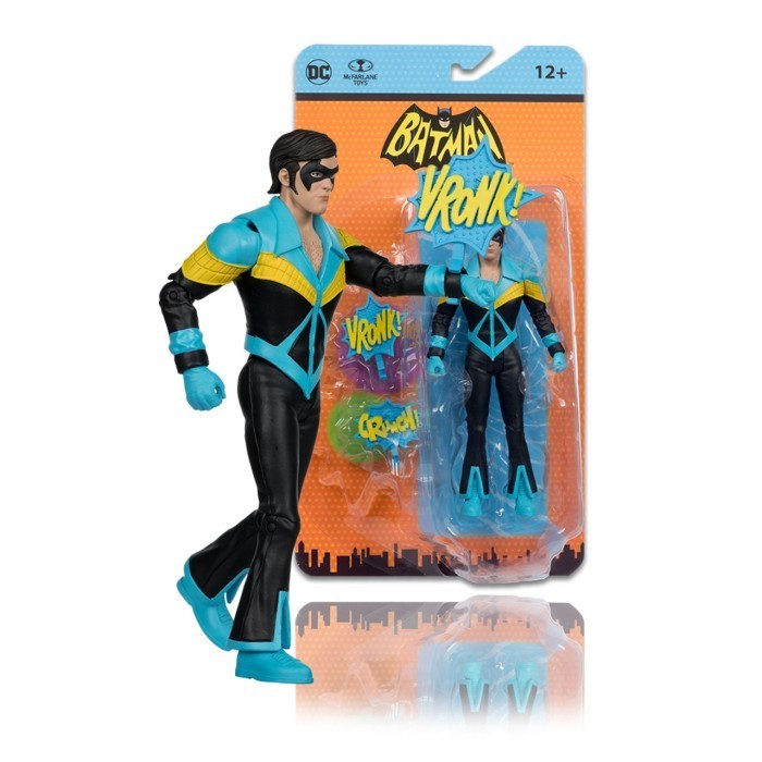 McFarlane Toys Nightwing DC Retro Batman 66 Comic 6" Figure