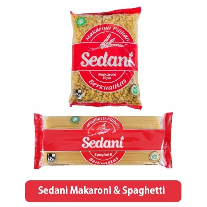 

Makaroni Pipa Sedani 1Kg / Mie Spaghetti Sedani 1Kg Indofood