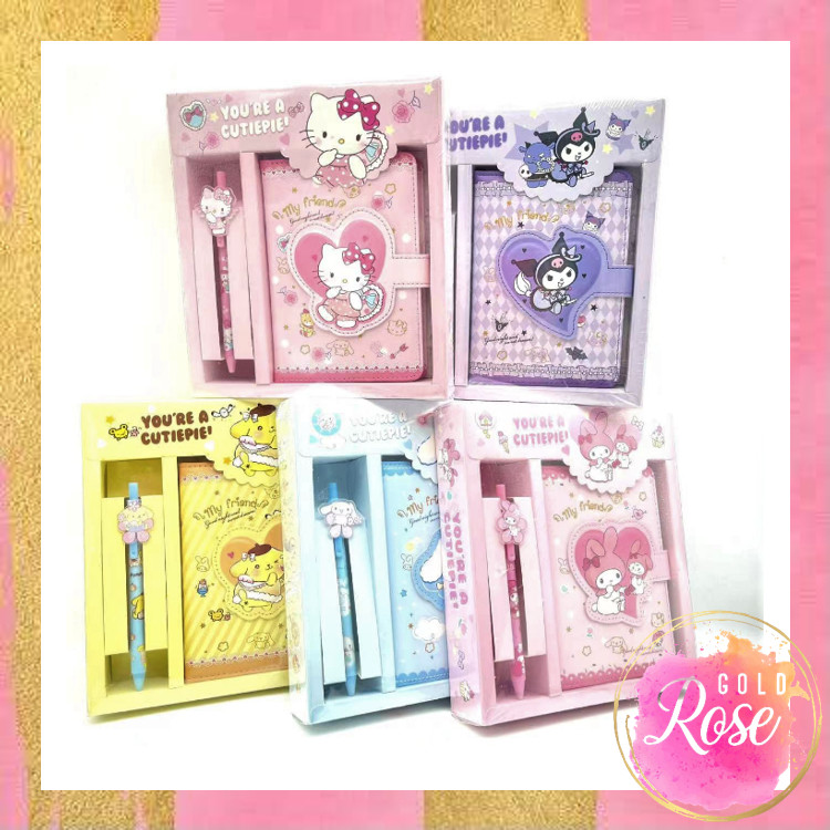

ℛ - S6314 Buku Tulis Magnet 2 in 1 / Pena Lucu Motif Karakter