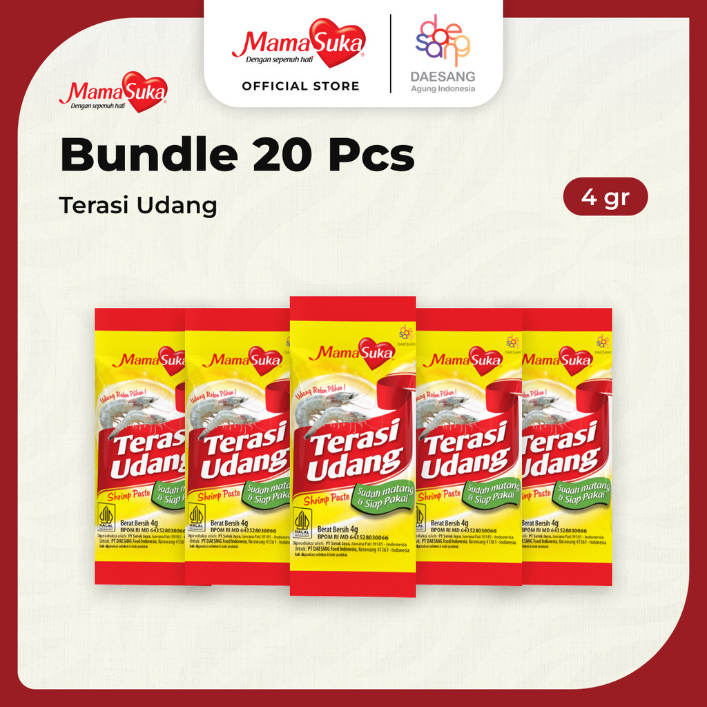 

Bundle 20 pcs - MamaSuka Terasi 4 gr