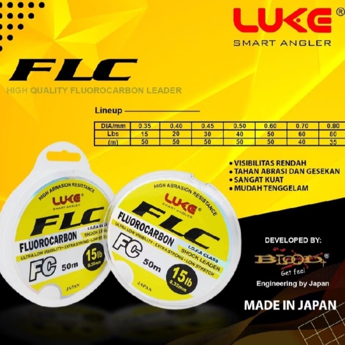 Senar Pancing Leader Luke Fluorocarbon
