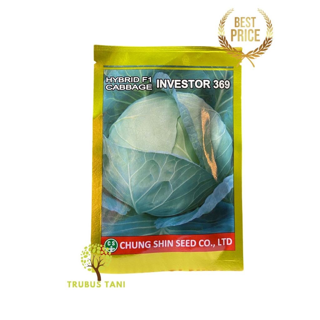 

Benih Kubis Investor 369 Cabbage Hybrid F1 - 25gr Chung Shin Seed
