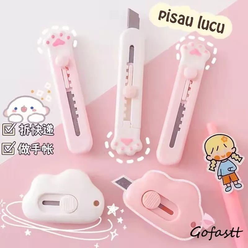

(CMFS) CUTTER MINI CLOUD SHAPE CUTTER KECIL FOR SCHOOL AND ART SFETY CUTTER