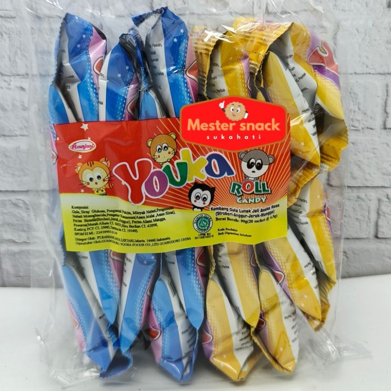 

Youka Roll Candy (1 pack isi 20 pcs)