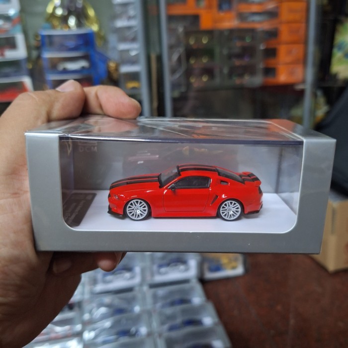DCM Skala 64 Ford Mustang 2014 Red With Black Stripe