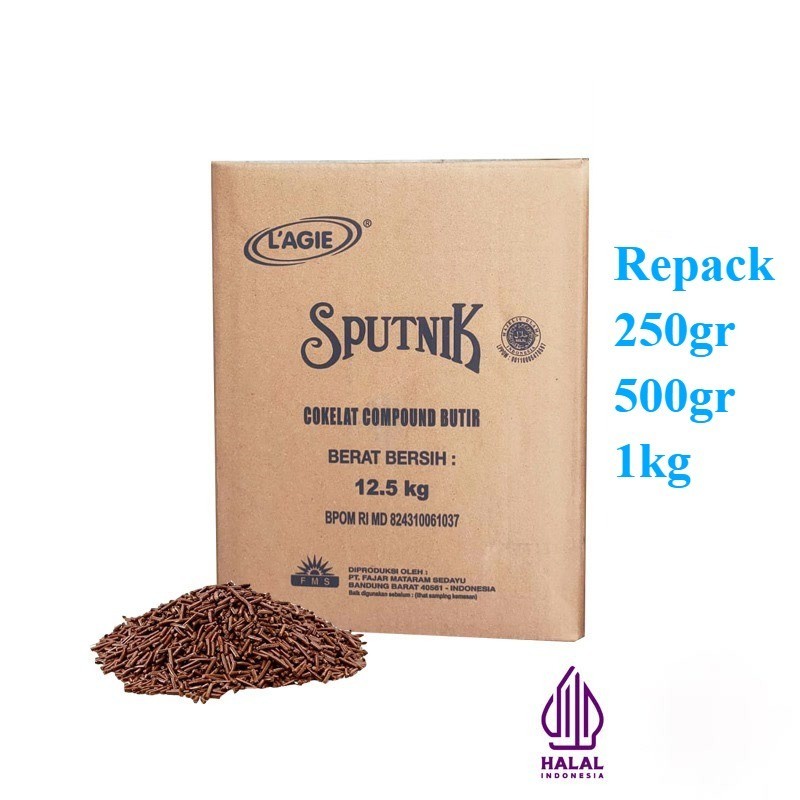 

[EJC] Meses Sputnik Meses Coklat Lagie Cokelat Butir SPUTNIK Repack | 1kg | 500gr | 250gr