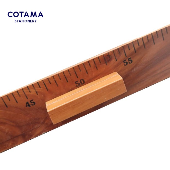 

YEN Penggaris Kayu Asli Papan Tulis Sekolah Matematika 1 Set