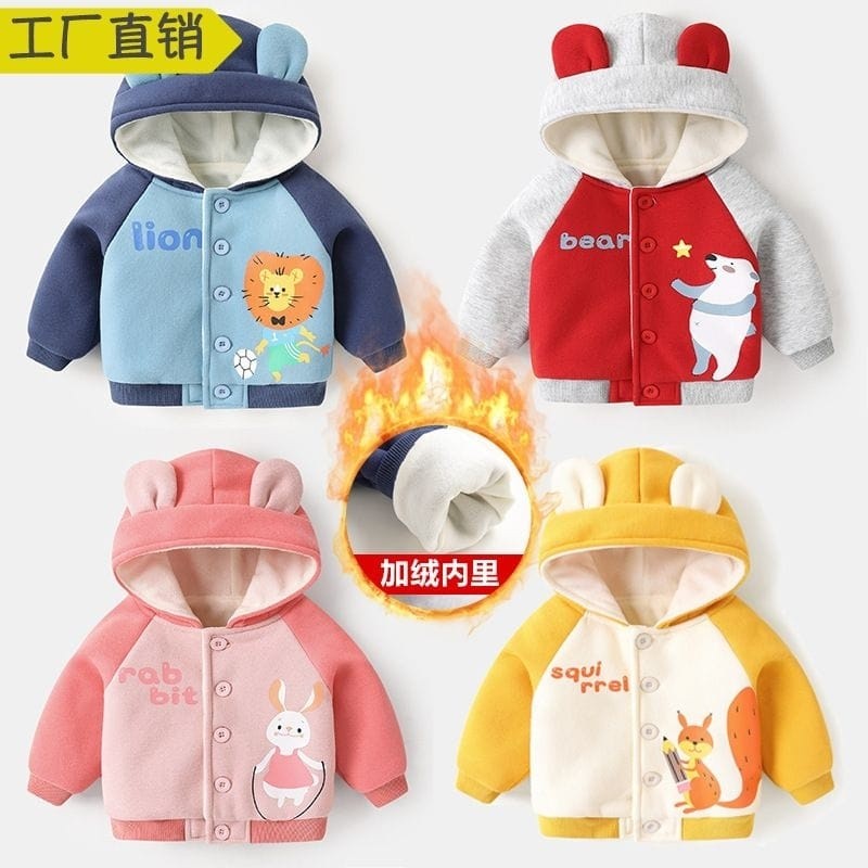 AE45TV Jaket Anak/Jaket Bayi Fleece Premium Import