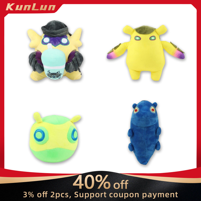 Valorant Plush Doll Wingman Figure Gekko Pet Diudiu Collectible Ornaments Home Decoration Game Compa