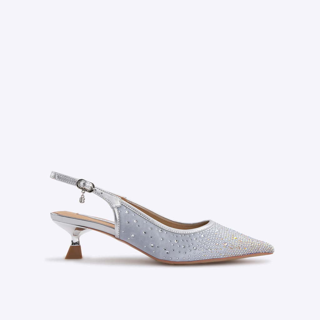 EVERBEST ASHCA SILVER - Sepatu Heels Pesta Wanita