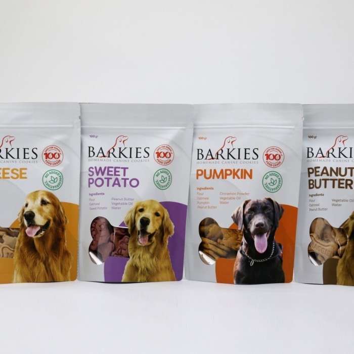 

✨NEW✨ -PAKET HEMAT 4 Bags Homemade Barkies Dog Snack Snack/Biskuit Anjing