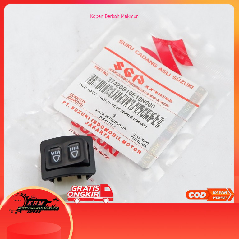 Tombol Lampu DIM Jauh Dekat Suzuki Shogun 110 , Shogun 125 , Nex , Spin , & Smash Sparepart Motor Or