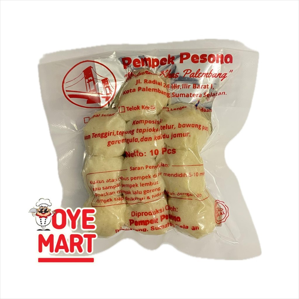 

PEMPEK PESONA ASLI PALEMBANG (ADAAN) ISI 10 280GR / FROZEN FOOD