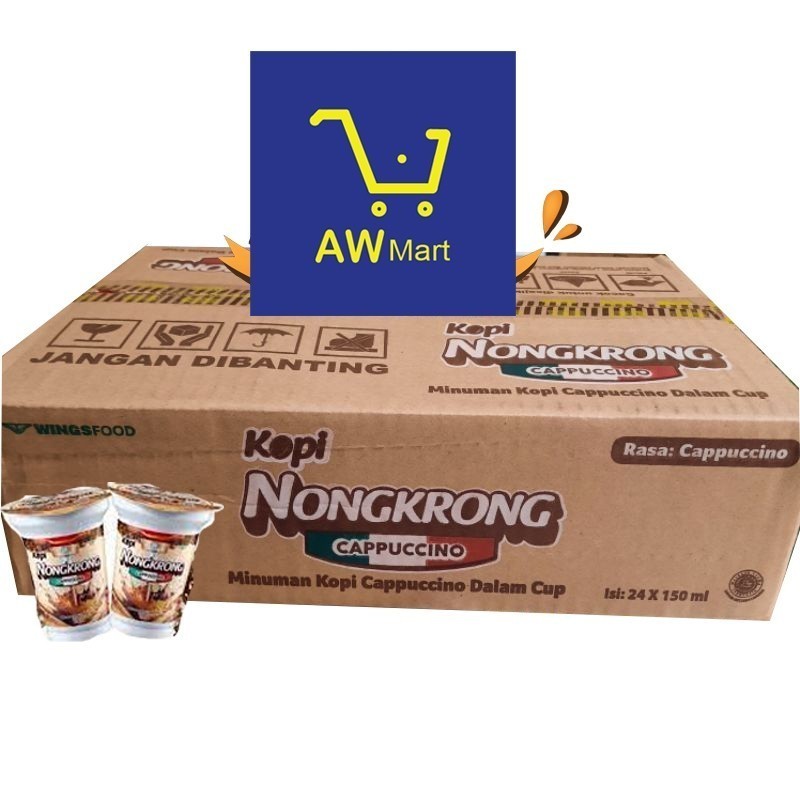 

[INSTANT] KOPI NONGKRONG CAPPUCINO 1 DUS ISI 24 CUP