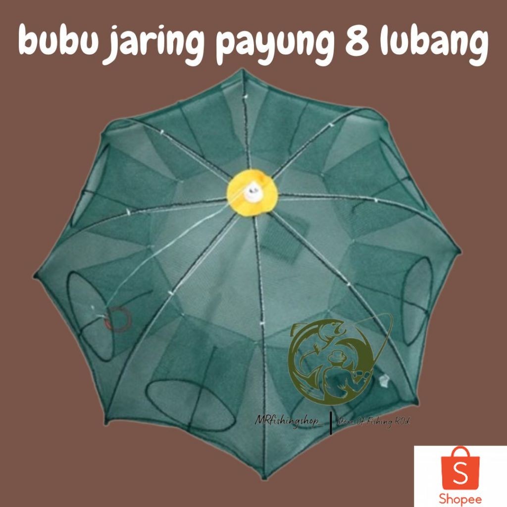 bubu payung jaring ikan 8 lubang