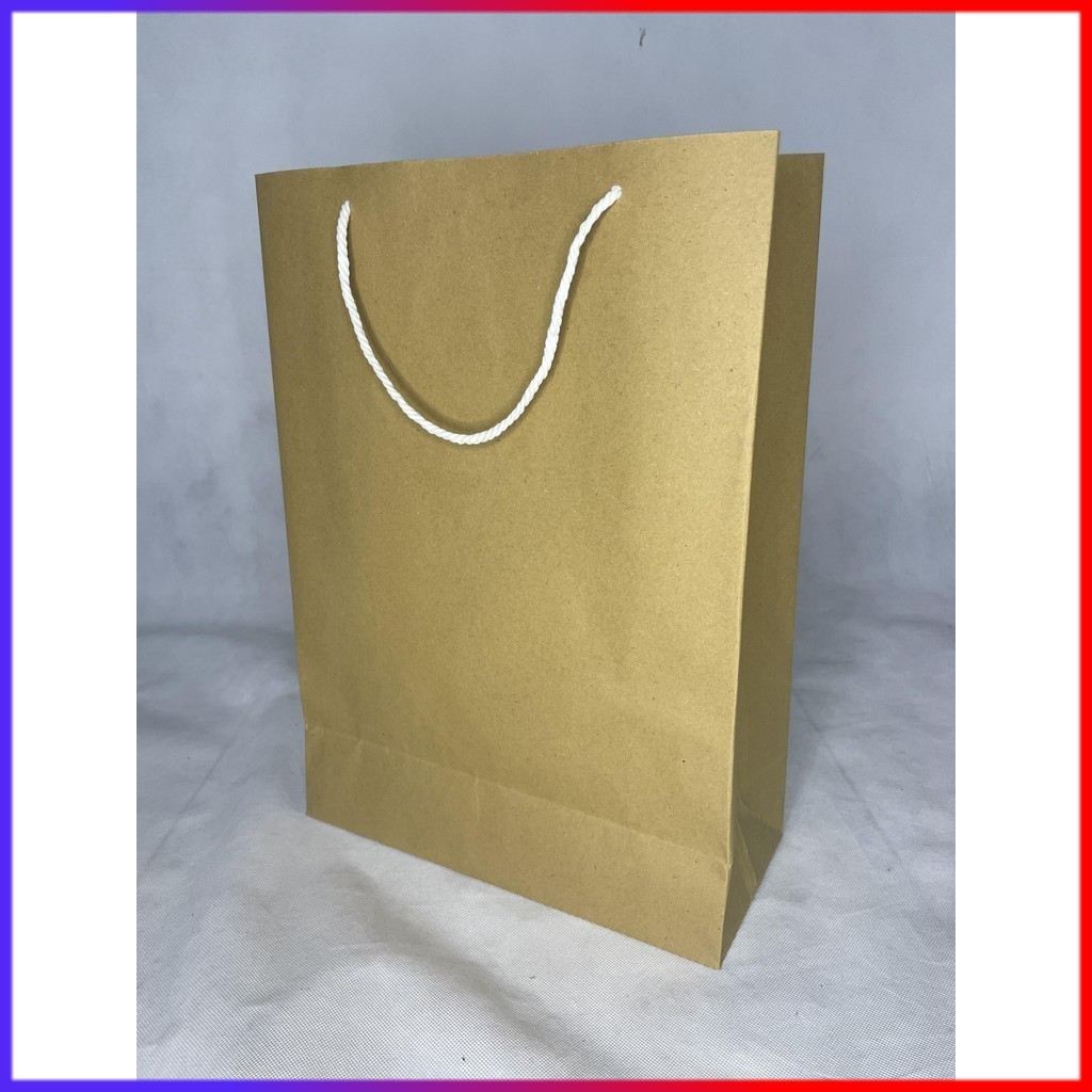 

Paper Bag Jombo Polos Coklat 40x30x14cm - pembungkus Hadiah buket kado hadiah gift