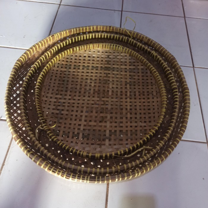 Tampah Bambu Bolong/ Tampah Bambu kulit Kuat/ Tampah bambu lubang