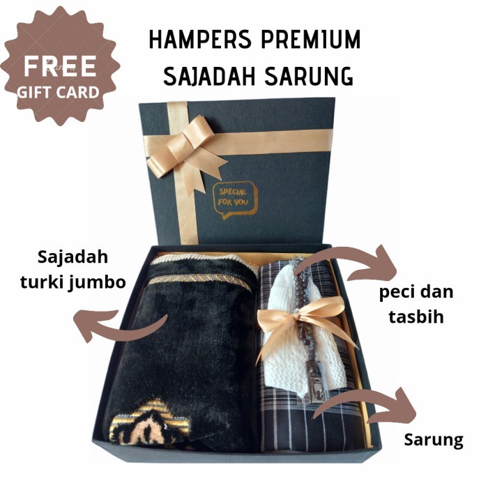 

DISKON HAMPERS PREMIUM KADO HADIAH ULANG TAHUN LAKI-LAKI SAJADAH SARUNG