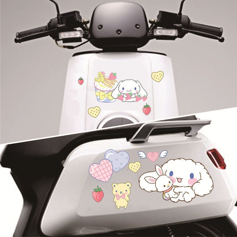 stiker lucu /stiker murah /stiker sepeda lucu /Cinnamon Dog Sticker