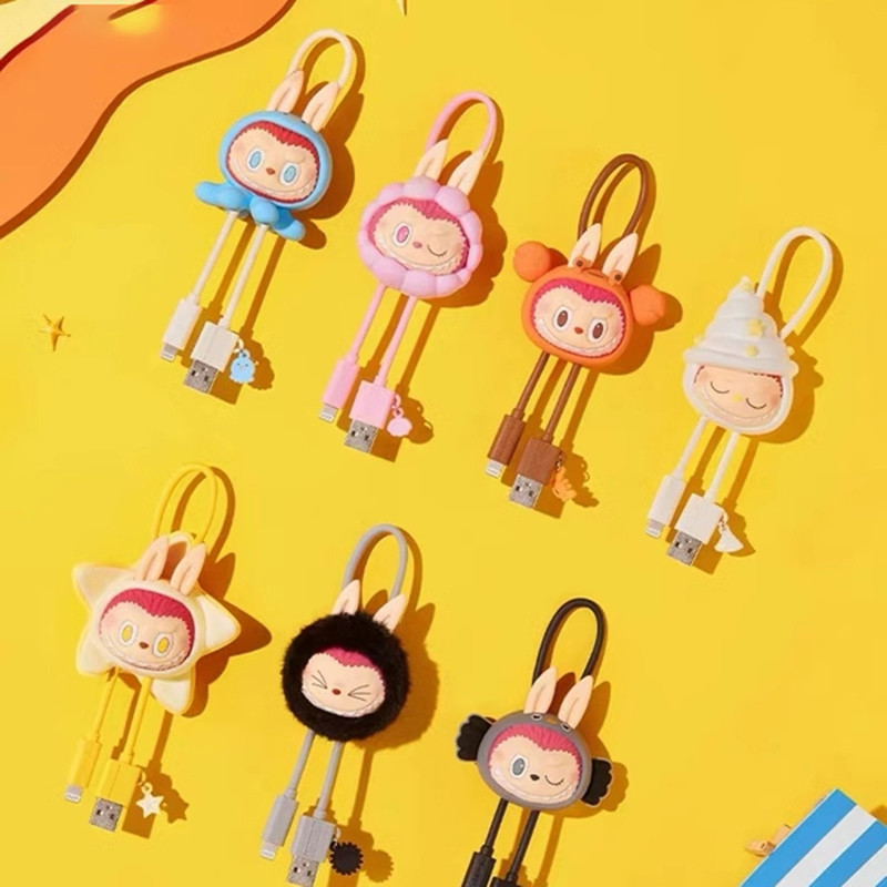 

Labubu The Monsters Drunk Love Around Series Peripheral Apple 13 Series Ios Data Cable Charger Android Iphone 15 Type C