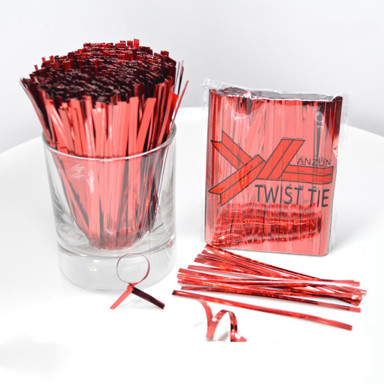 

800PCS/Many kinds of color bread candy cake snack packaging bag tie wedding birthday party gift color decoration tie string