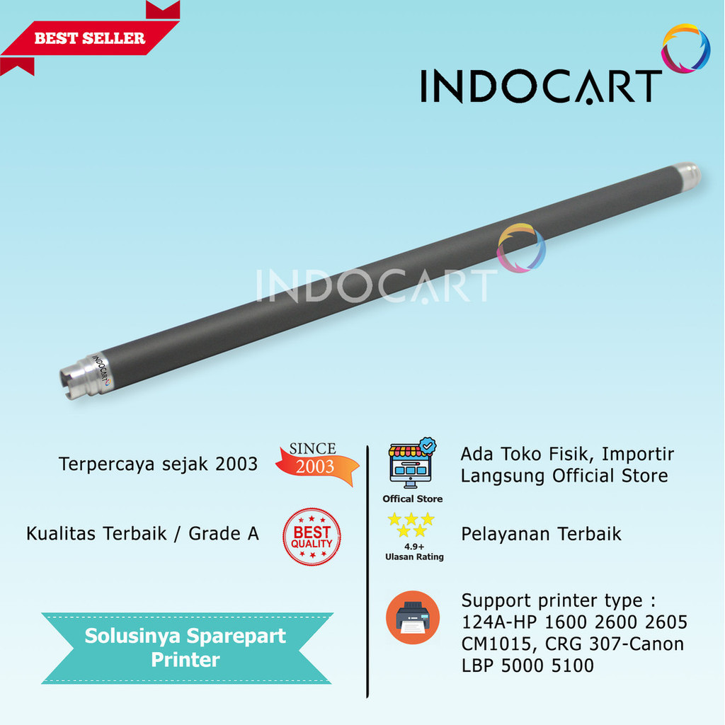 Magnet Roller Sleeve 124A-HP LaserJet 1600 2600 2605 CM1015